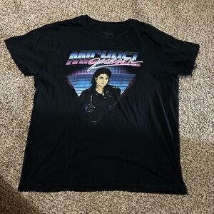 Michael Jackson Men’s Tee with Retro Print